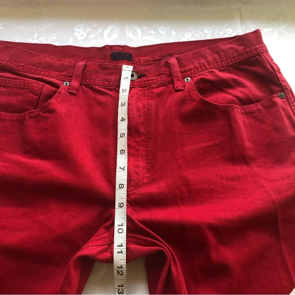 Sean John Clayton Slim Straight Red Jeans Denim Pants Men’s Size W36/L32 Casual